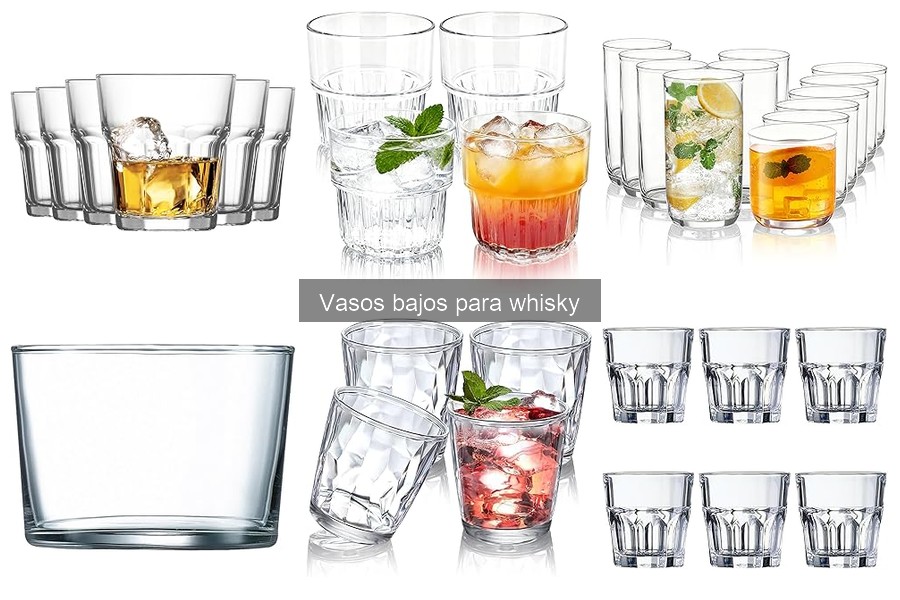 Mejores vasos bajos para whisky según opiniones de usuarios