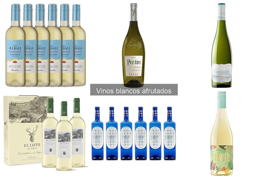 Mejores vinos blancos afrutados para comidas ligeras