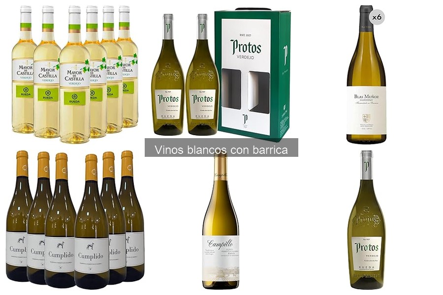 Mejores vinos blancos con barrica para ocasiones especiales