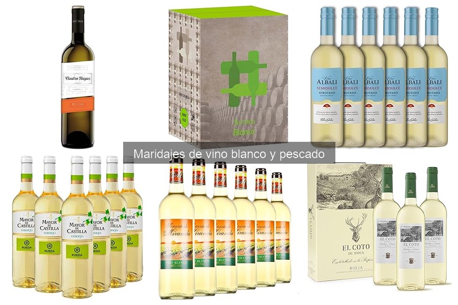 Mejores vinos blancos económicos para maridar con pescado