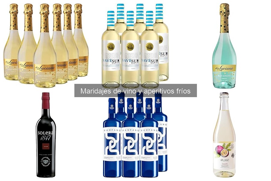 Mejores vinos para maridar con aperitivos fríos