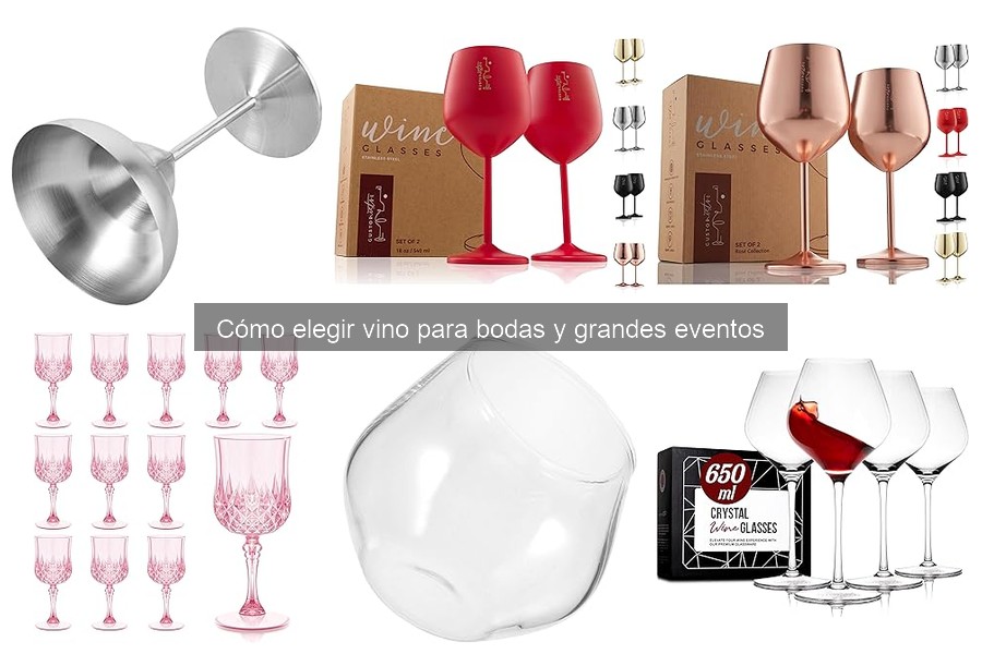 Mejores vinos para maridar en bodas y grandes eventos