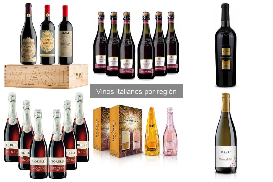Mejores vinos tintos italianos por menos de 20 euros