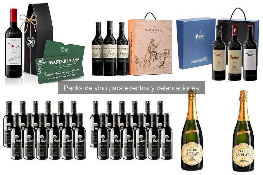 Ofertas en packs de vino para eventos y celebraciones