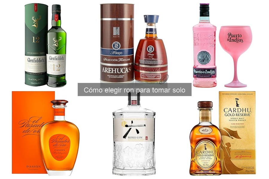 Opiniones de expertos sobre los mejores rones para beber solo
