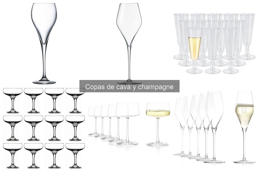 Opiniones sobre copas de cava y champagne: materiales comparados