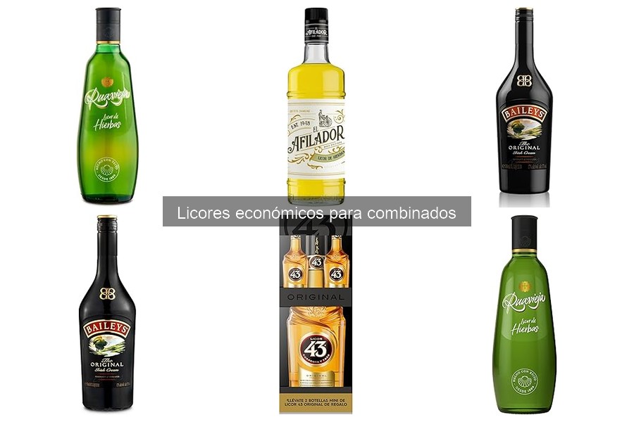 Opiniones sobre licores económicos para mezclas