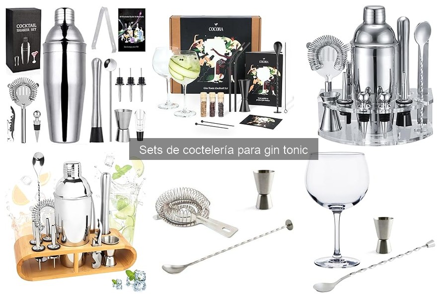Opiniones sobre los Mejores Sets de Coctelería para Gin Tonic