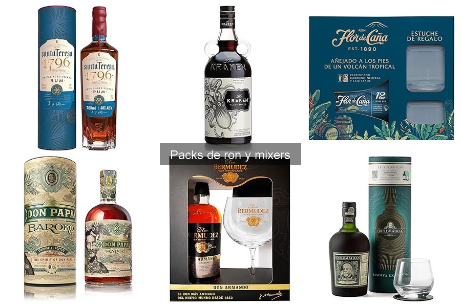 Opiniones sobre Packs de Ron y Mixers para Disfrutar en Casa