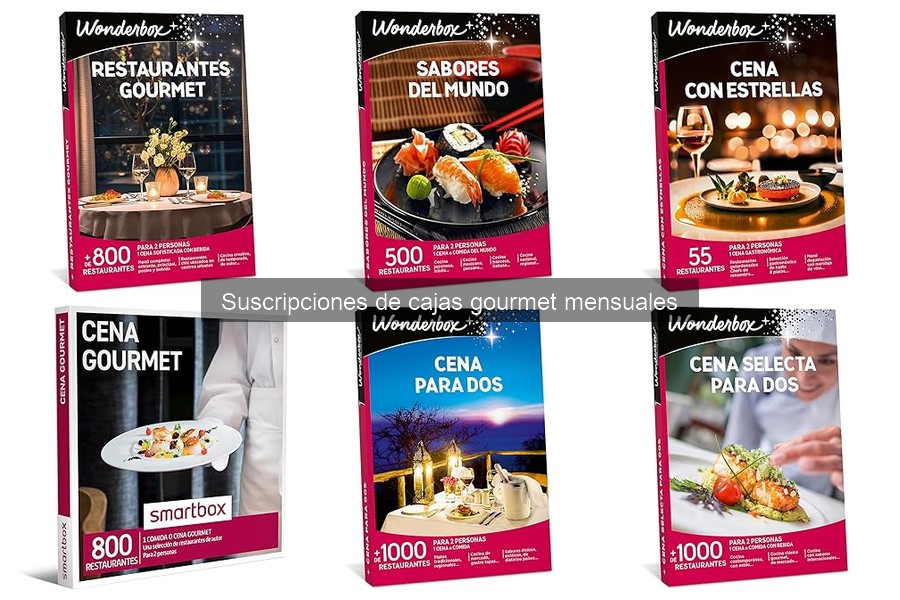 Opiniones sobre suscripciones de cajas gourmet mensuales