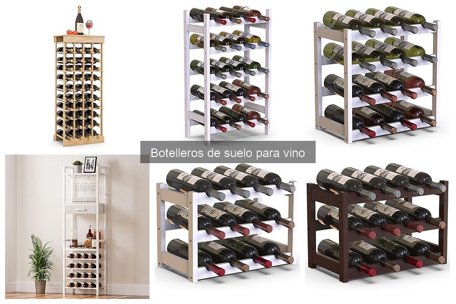 Organiza tu botellero de suelo para vino de forma eficiente