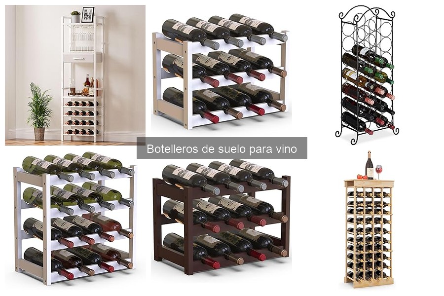 Personaliza tu botellero de suelo para vino: ideas creativas
