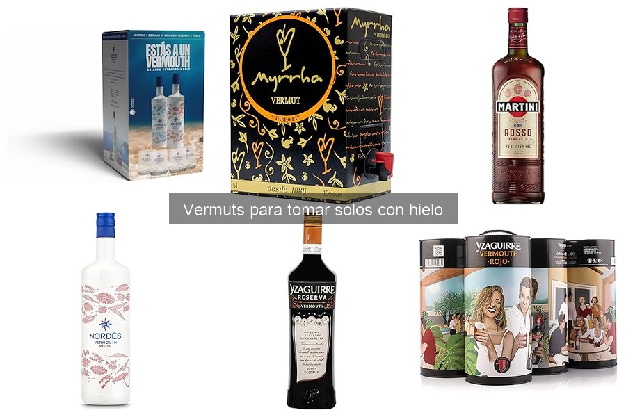 Precio promedio de vermut para disfrutar solo con hielo