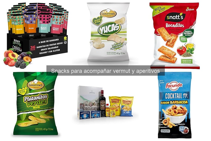 Precios de los Mejores Snacks para Acompañar Vermut