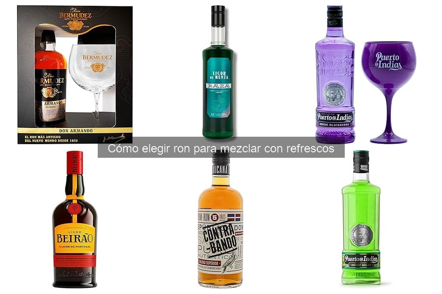 Precios de rones para mezclar en Amazon: Opciones asequibles