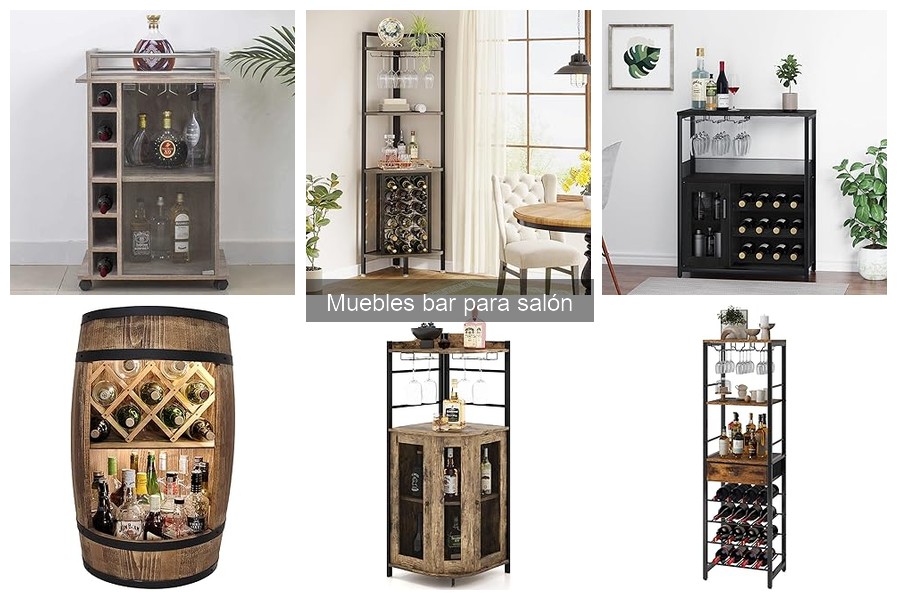 Precios promedio de muebles bar para salón en 2023