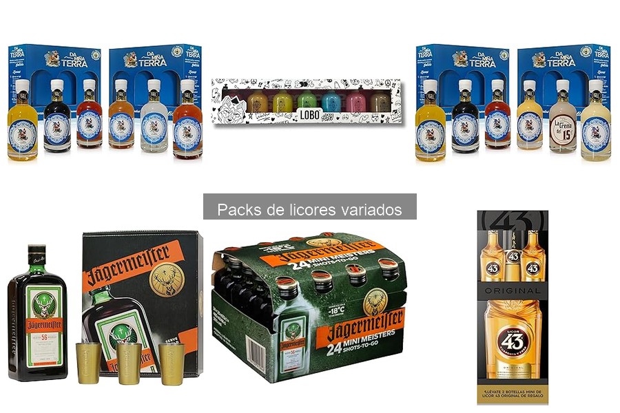 Preguntas Frecuentes sobre Packs de Licores Variados