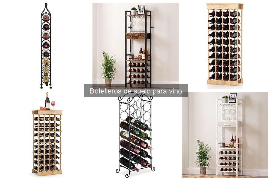 Problemas comunes al usar botelleros de suelo para vino