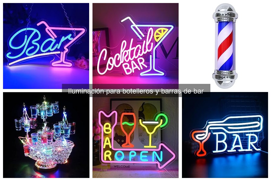 ** ¿Qué color de luz ilumina mejor los botelleros?