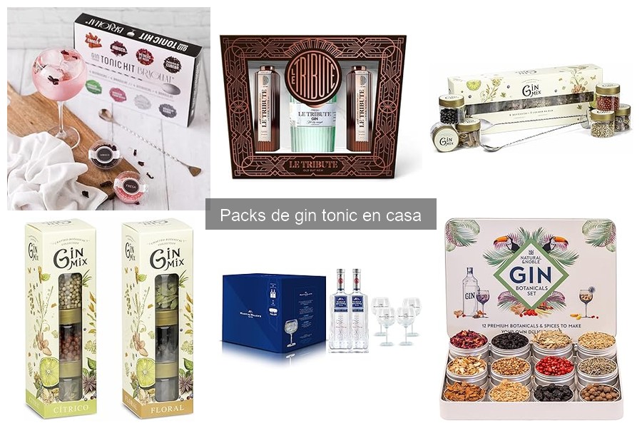 ¿Qué es un pack de gin tonic? Componentes y diferencias