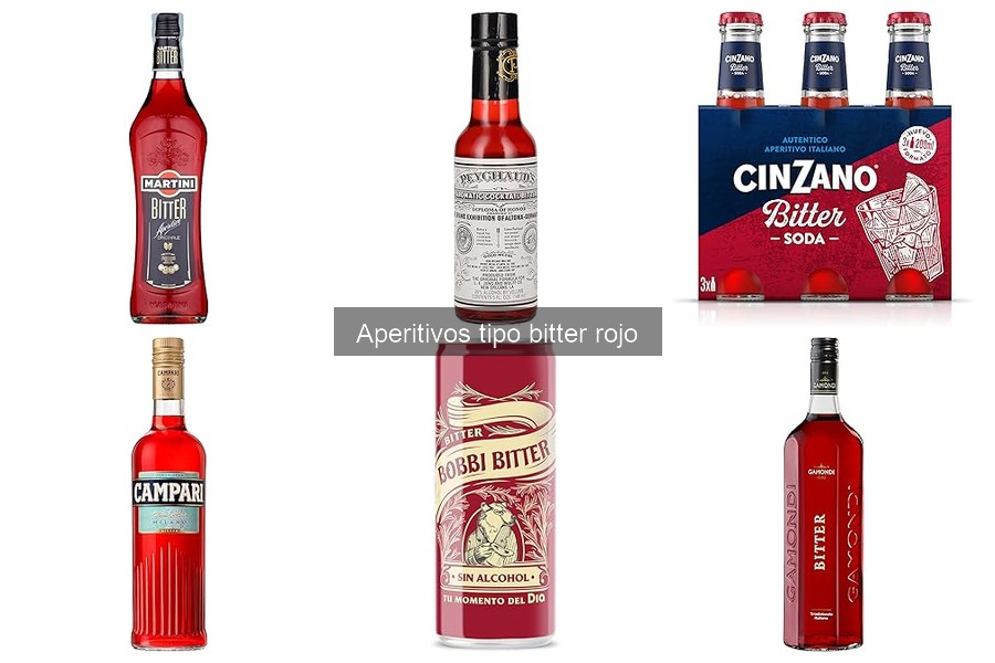 ¿Qué son los aperitivos tipo bitter rojo? Guía Rápida