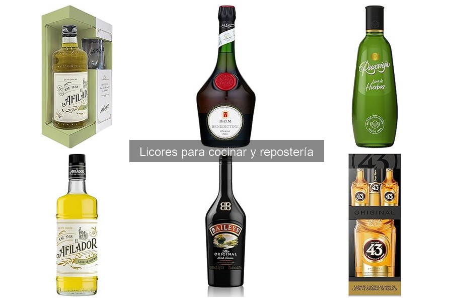 ¿Qué son los licores para cocinar y repostería?
