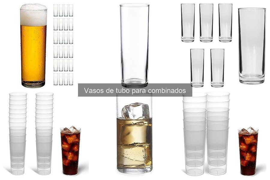 Qué son los vasos de tubo para combinados y sus características