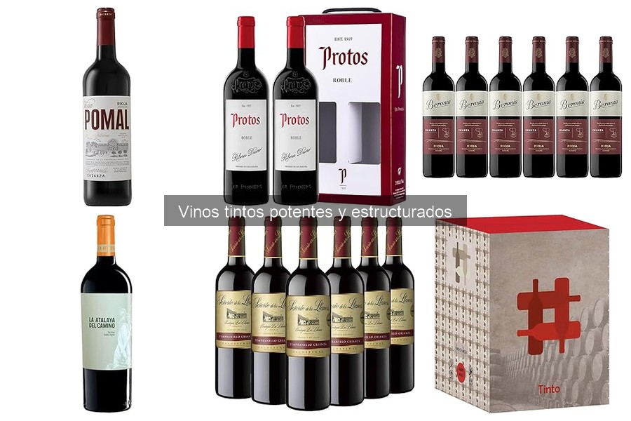 ¿Qué son los vinos tintos potentes y estructurados?
