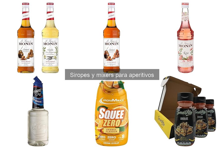 Recetas creativas de cócteles con siropes y mixers