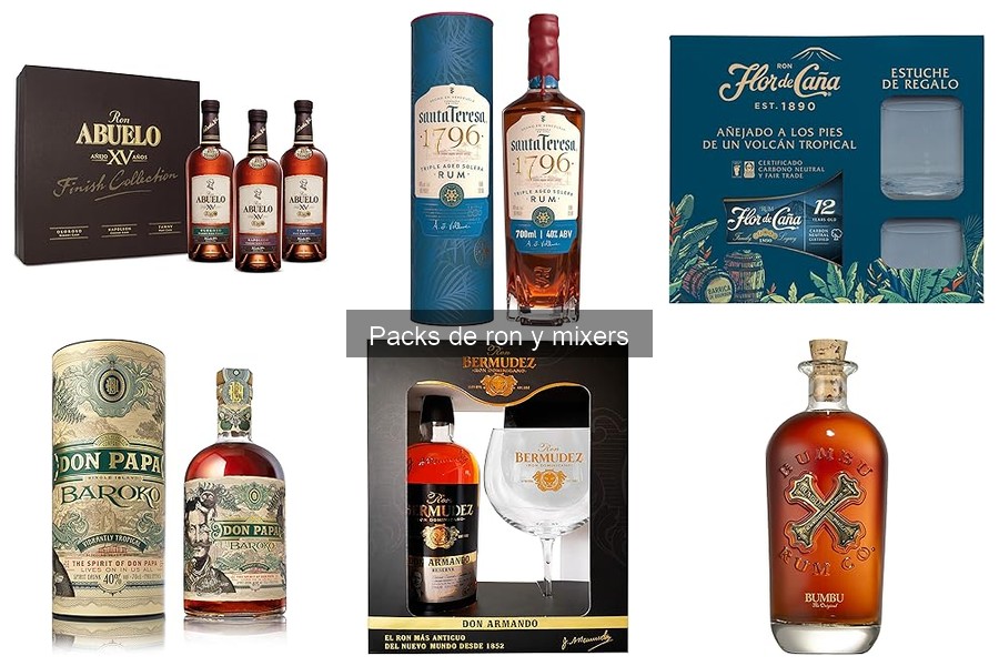 Recetas de cócteles con packs de ron y mixers fáciles