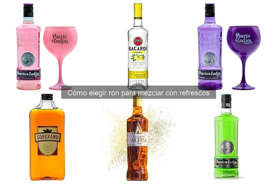 Recetas de cócteles con ron y refrescos para disfrutar en casa