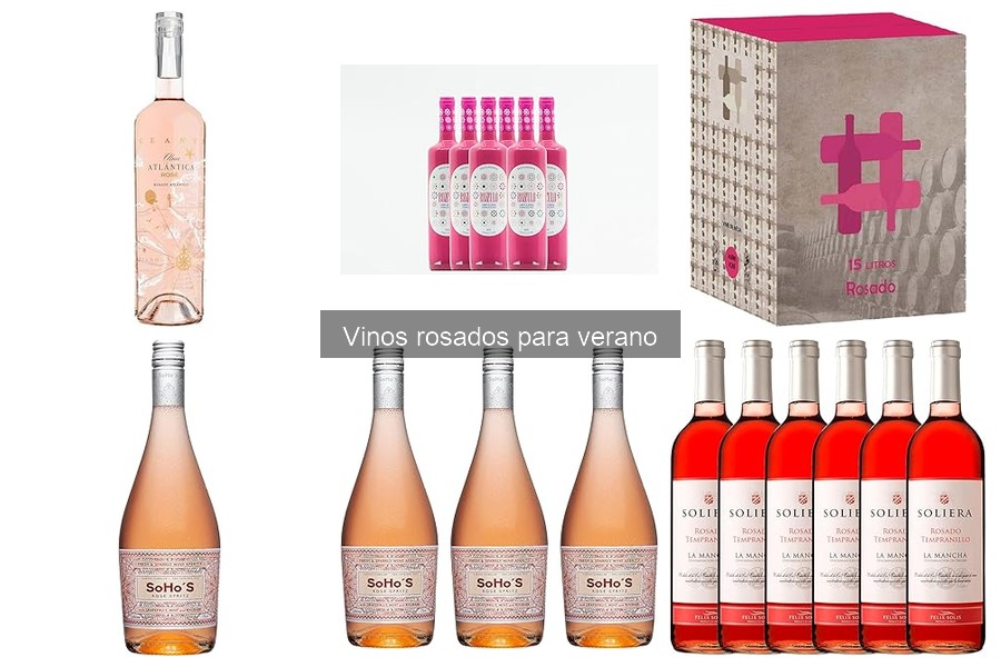 Recetas de cócteles frescos con vino rosado