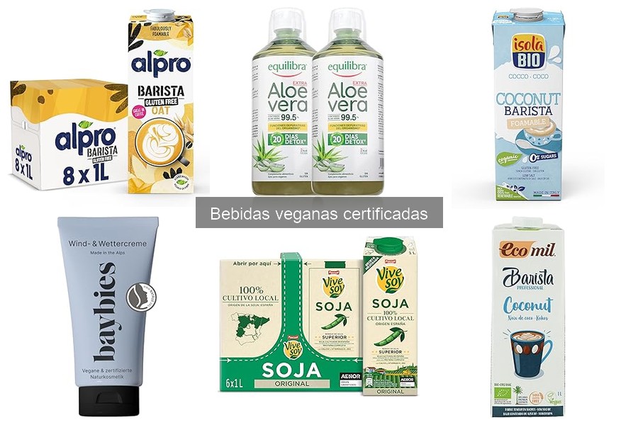 Recetas de cócteles veganos con bebidas certificadas para disfrutar