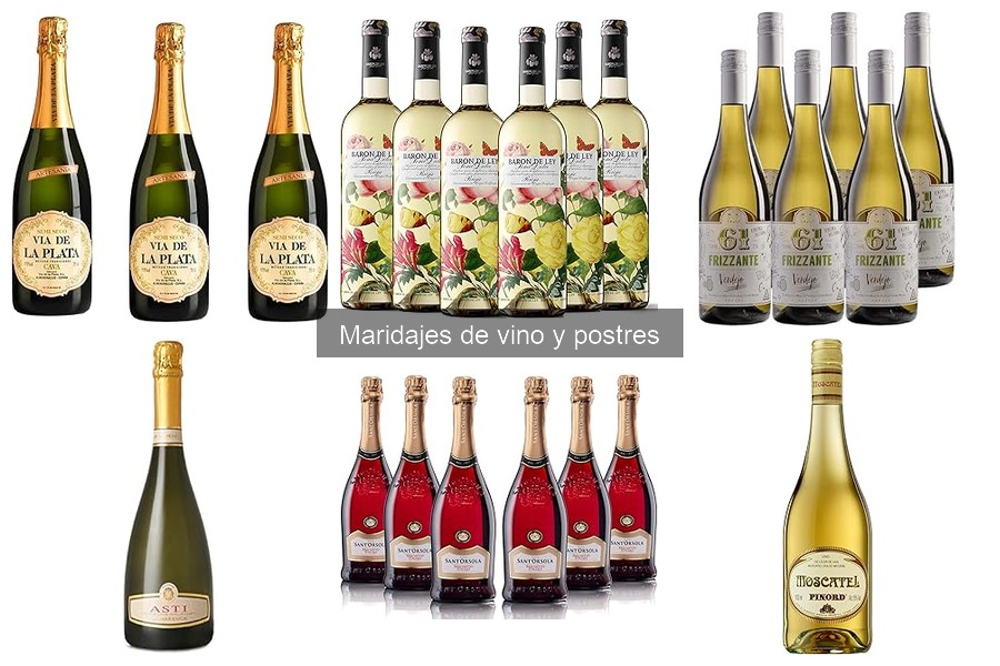 Recetas de postres que mejoran el sabor del vino