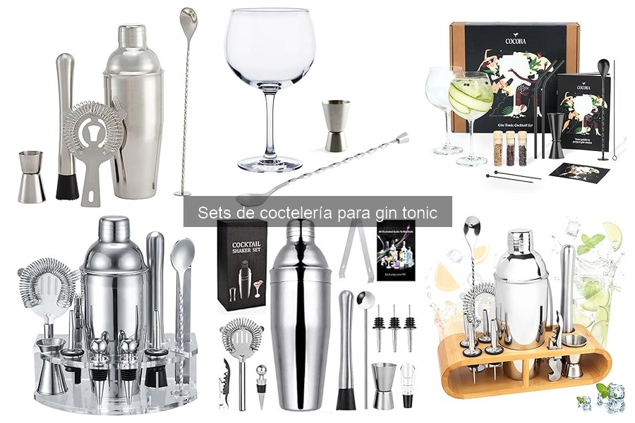 Recetas populares de gin tonic con tu set de coctelería