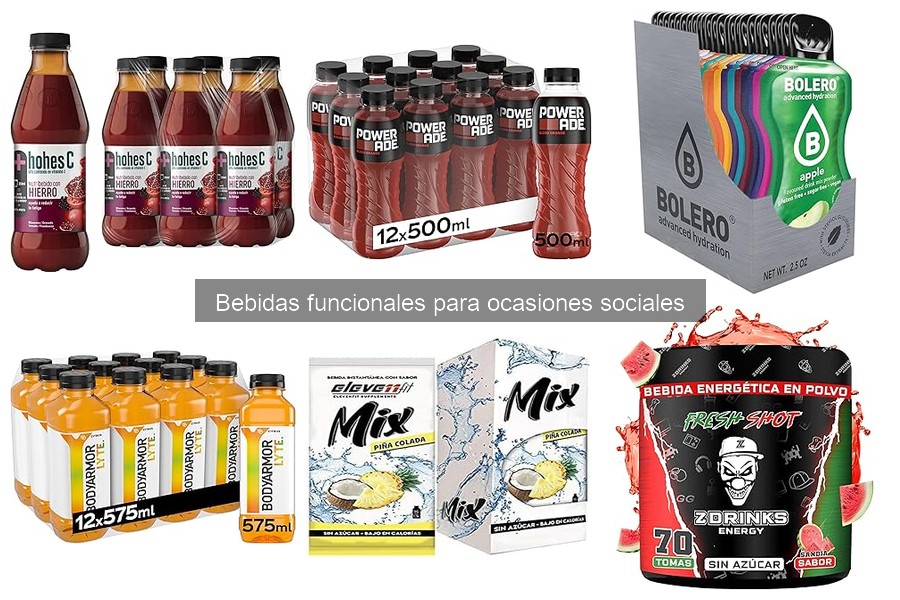 Recomendaciones de Bebidas Funcionales para Diferentes Dietas
