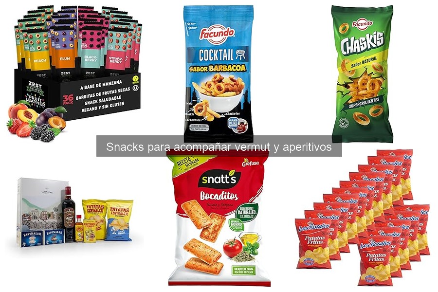 Snacks perfectos para maridar con vermut: guía de compra