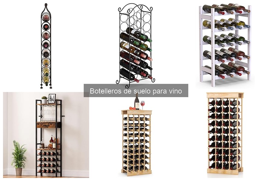 Tendencias en botelleros de suelo para vino en 2023