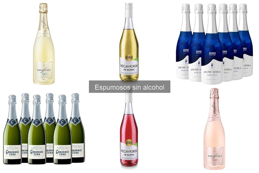 Tipos de espumosos sin alcohol: variedades y estilos