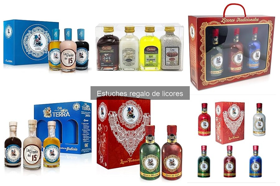 Tipos de estuches regalo de licores para sorprender