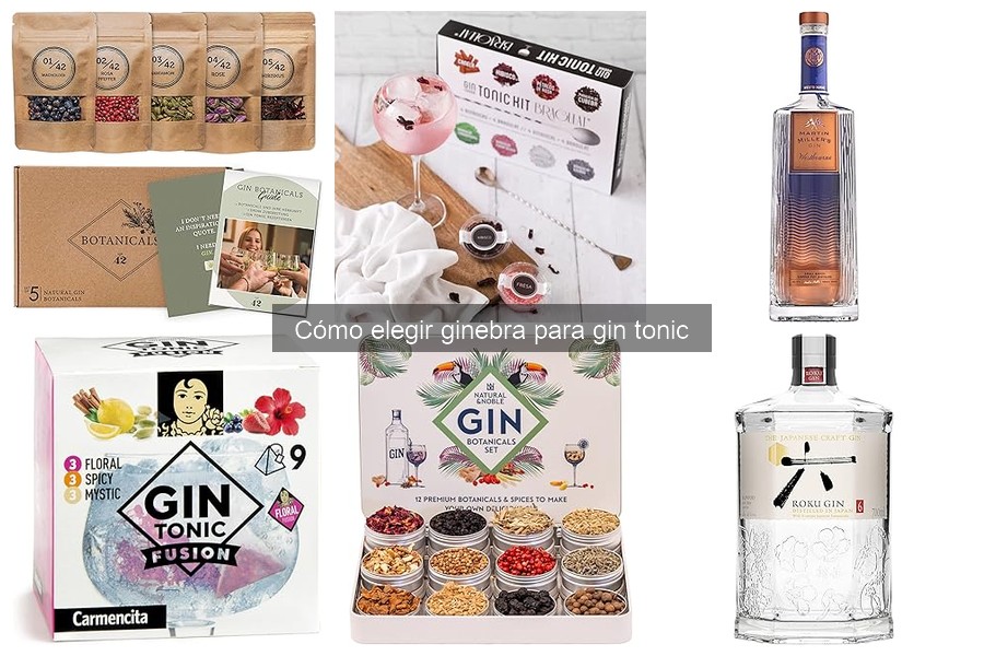 Tipos de ginebra: diferencias para un gin tonic perfecto