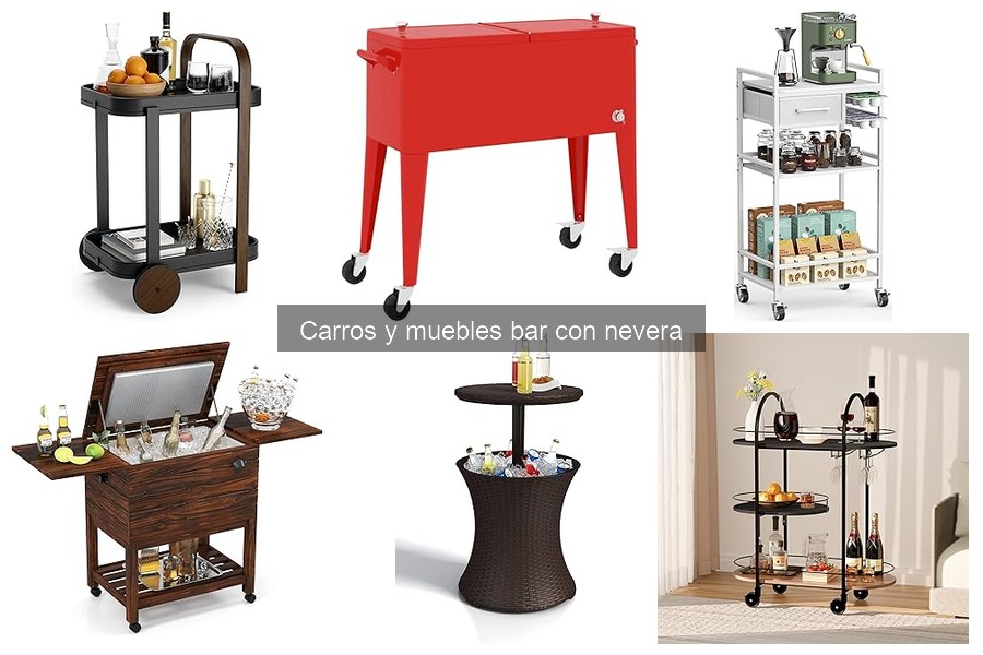 Tipos de muebles bar y sus características para disfrutar en casa