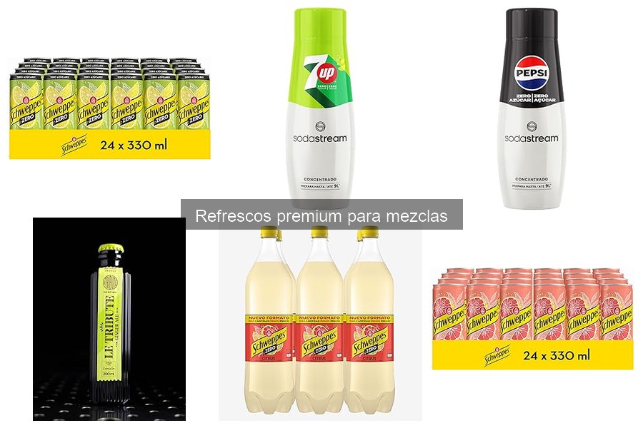 Tipos de refrescos premium para cócteles: ¡Descúbrelos!