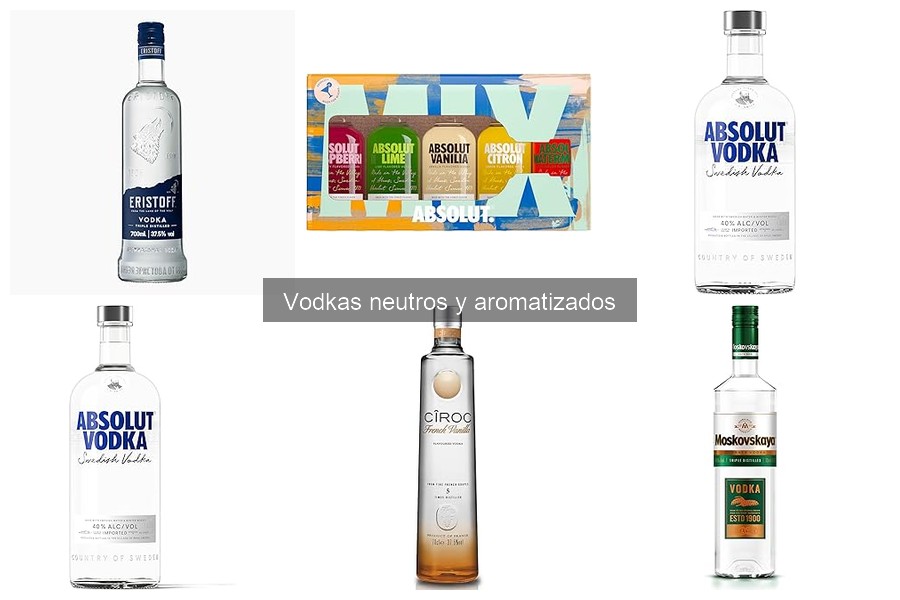 Tipos de Vodka Neutro y Aromatizado: Descubre sus Diferencias