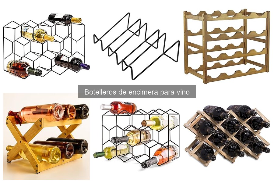 Todo sobre botelleros de encimera para vino: guías y consejos