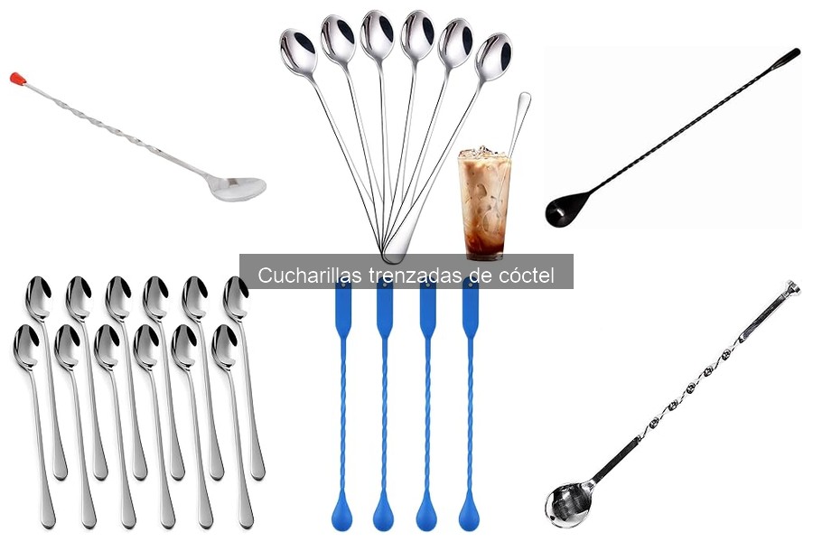 Todo sobre cucharillas trenzadas de cóctel: usos y características