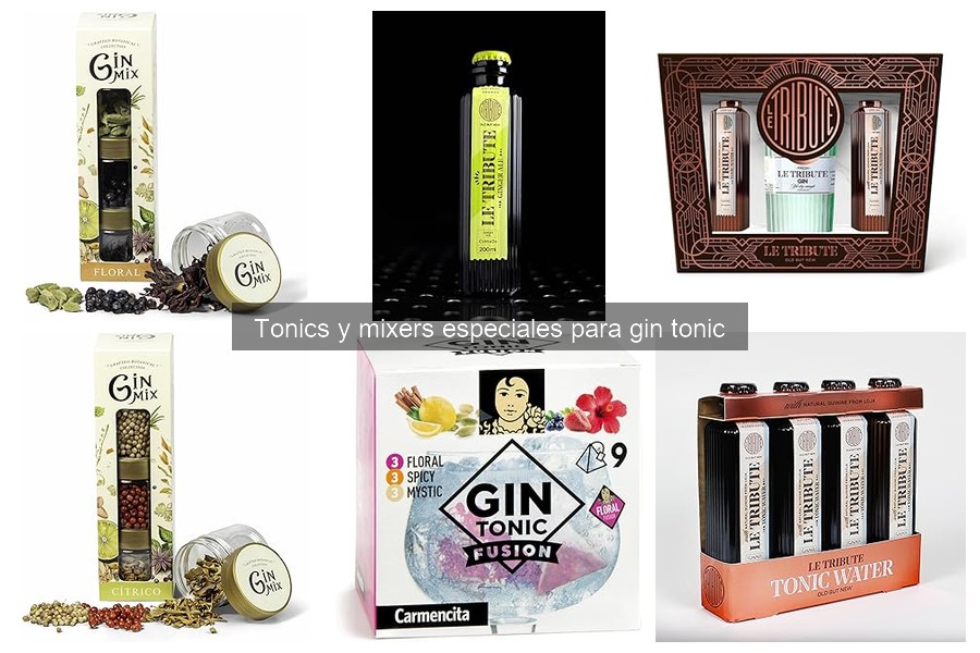 Tonics y Mixers Especiales para Gin Tonic: ¿Qué Son?