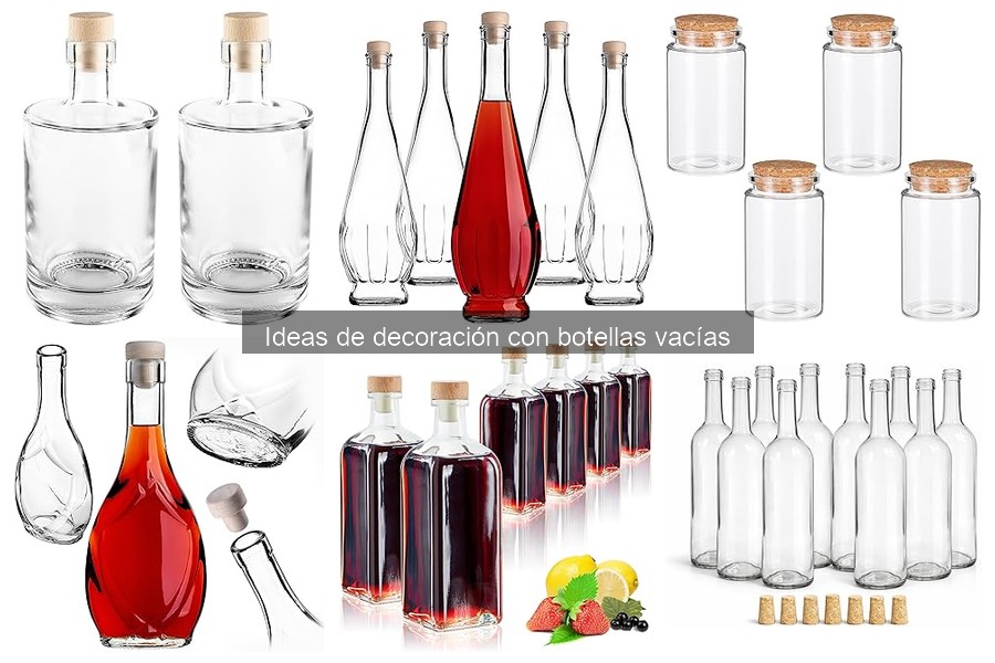 Tutoriales de Decoración con Botellas Vacías para Tu Hogar