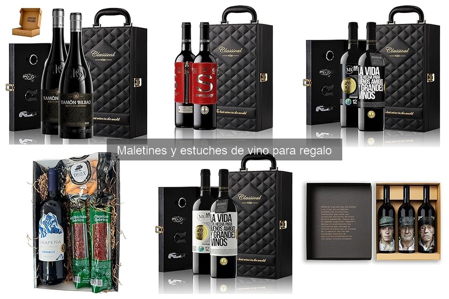 Uso y mantenimiento de maletines de vino para regalo