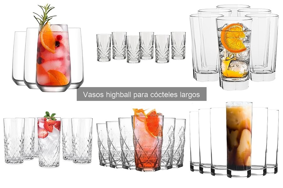 Usos y Beneficios de los Vasos Highball en Coctelería